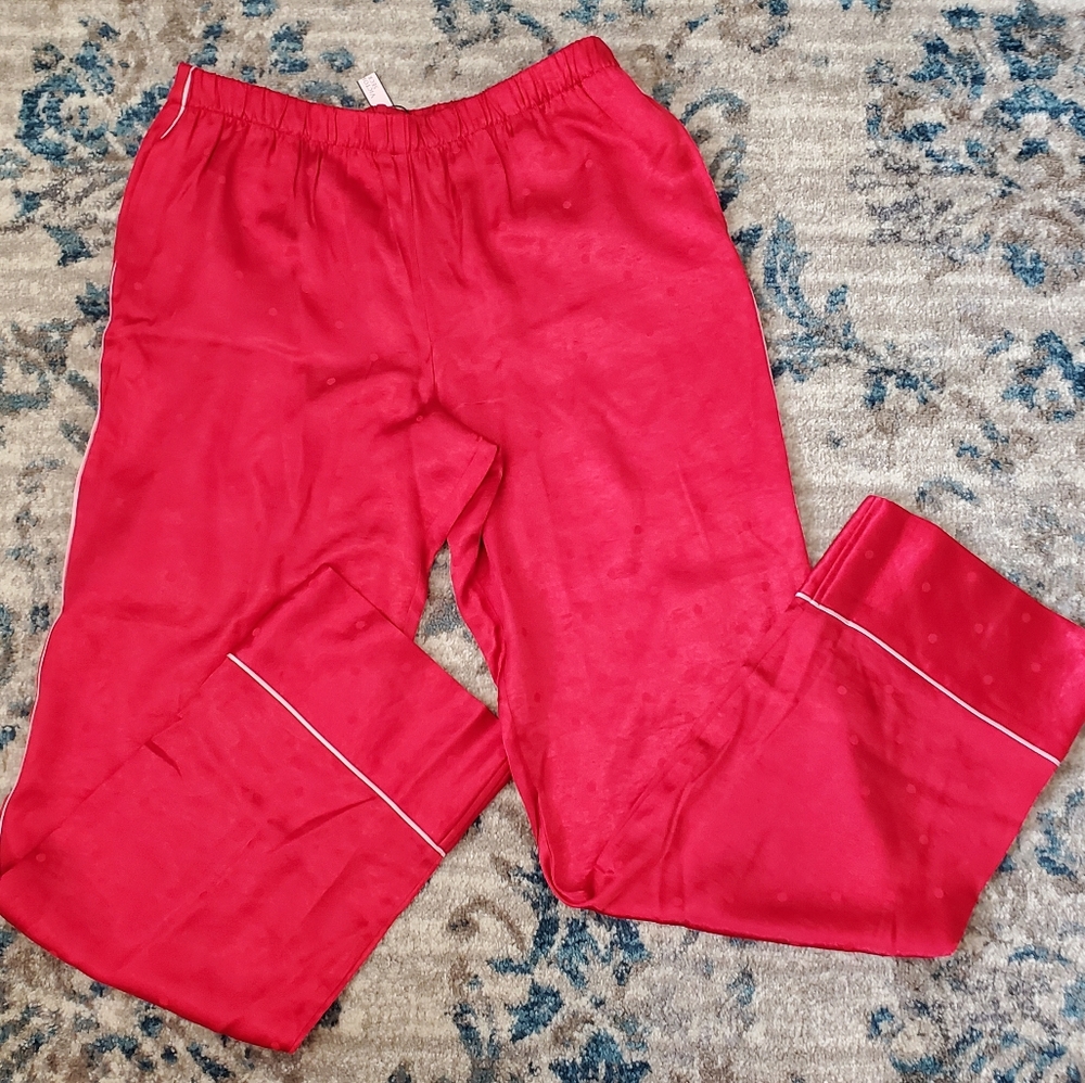 Victoria's Secret satin dots sleep pants